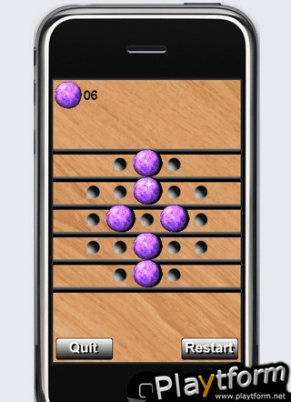 a Purple Marble Peg ! (iPhone/iPod)