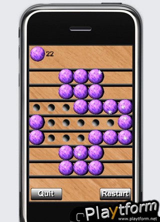 a Purple Marble Peg ! (iPhone/iPod)