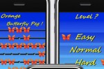 a Orange Butterfly Peg ! (iPhone/iPod)