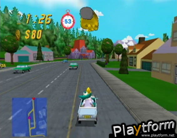 The Simpsons Road Rage (GameCube)