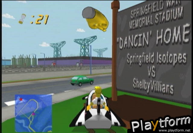 The Simpsons Road Rage (Xbox)