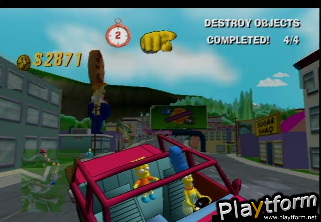 The Simpsons Road Rage (Xbox)