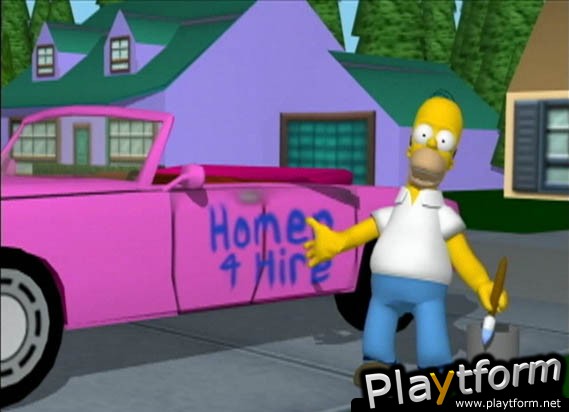 The Simpsons Road Rage (PlayStation 2)