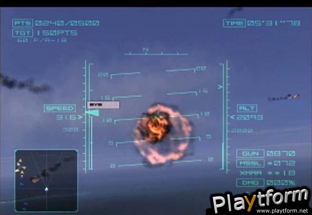 Ace Combat 04: Shattered Skies (PlayStation 2)