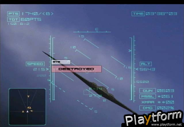 Ace Combat 04: Shattered Skies (PlayStation 2)