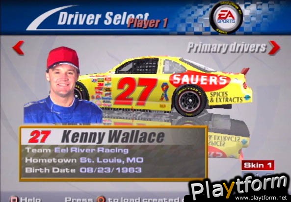 NASCAR Thunder 2002 (PlayStation 2)