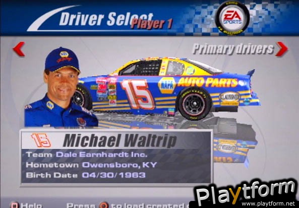NASCAR Thunder 2002 (PlayStation 2)