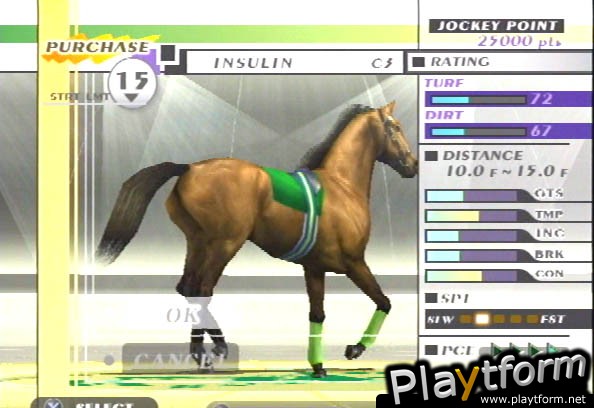 Gallop Racer 2001 (PlayStation 2)