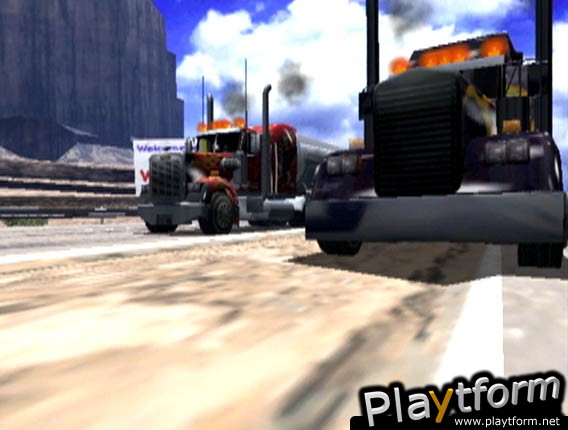 18 Wheeler: American Pro Trucker (Dreamcast)