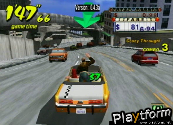 Crazy Taxi (PlayStation 2)