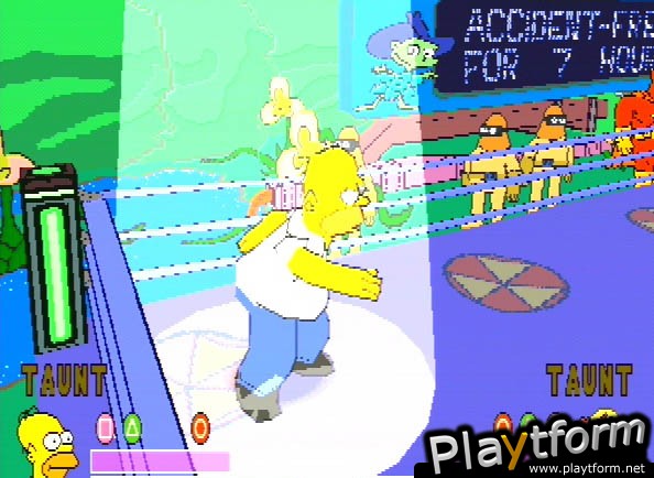 The Simpsons Wrestling (PlayStation)