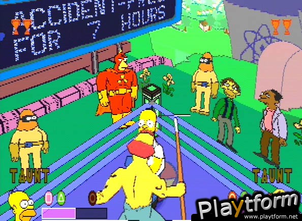 The Simpsons Wrestling (PlayStation)