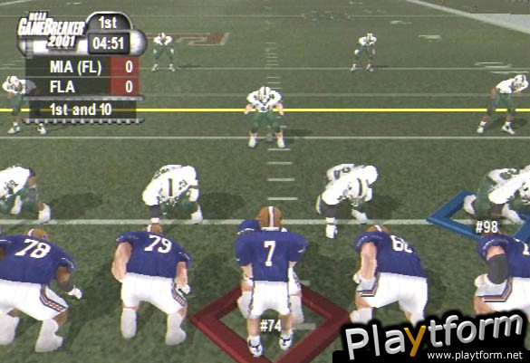 NCAA GameBreaker 2001 (PlayStation 2)