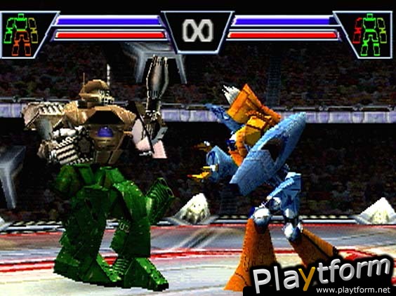 Rock 'Em Sock 'Em Robots Arena (PlayStation)