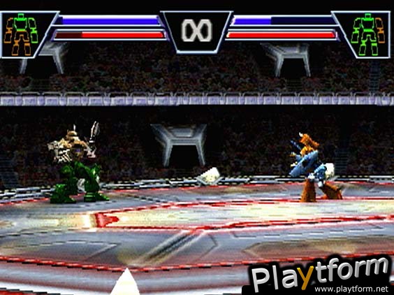 Rock 'Em Sock 'Em Robots Arena (PlayStation)