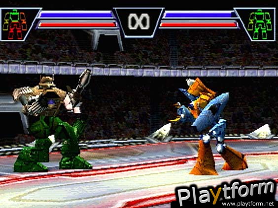 Rock 'Em Sock 'Em Robots Arena (PlayStation)
