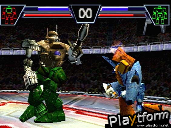Rock 'Em Sock 'Em Robots Arena (PlayStation)