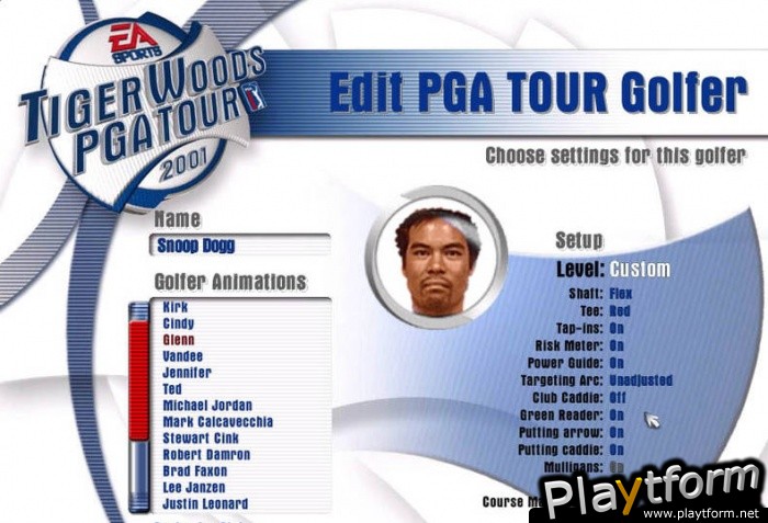 Tiger Woods PGA Tour 2001 (PC)