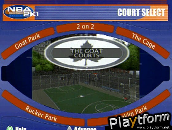 NBA 2K1 (Dreamcast)