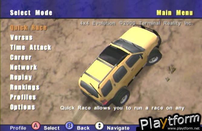4x4 Evolution (Dreamcast)