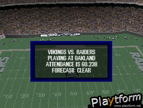 NFL GameDay 2001 (PlayStation)