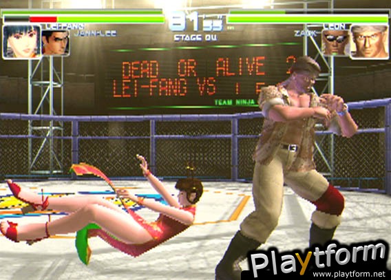 DOA2: Hardcore (PlayStation 2)