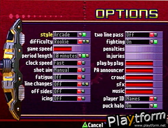 NHL FaceOff 2001 (PlayStation)