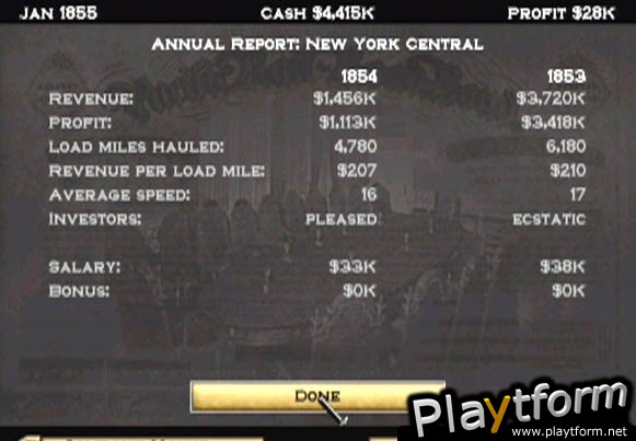 Railroad Tycoon II: Gold Edition (Dreamcast)