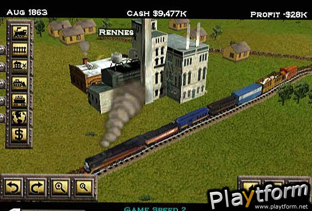 Railroad Tycoon II: Gold Edition (Dreamcast)