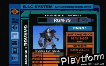 Gundam Side Story 0079: Rise from the Ashes (Dreamcast)
