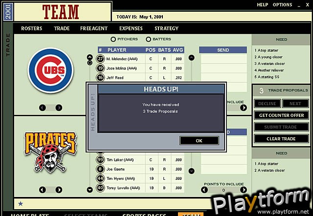 Microsoft Baseball 2001 (PC)