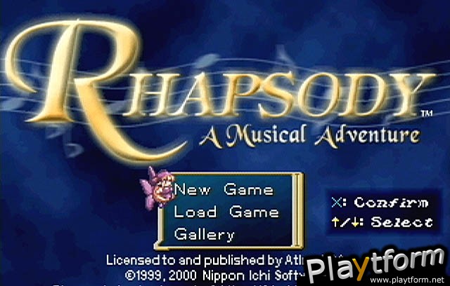 Rhapsody: A Musical Adventure (PlayStation)