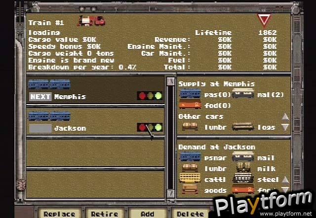 Railroad Tycoon II (PlayStation)