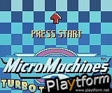 Micro Machines 1 and 2: Twin Turbo (Game Boy Color)