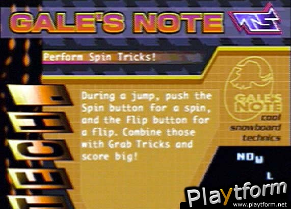Trick'N Snowboarder (PlayStation)