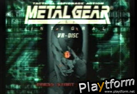 Metal Gear Solid VR Missions (PlayStation)