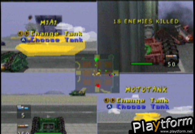 BattleTanx: Global Assault (Nintendo 64)