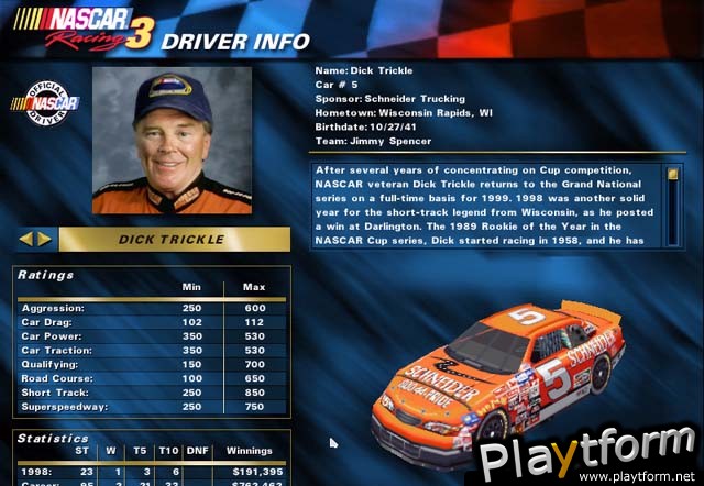 NASCAR Racing 3 (PC)