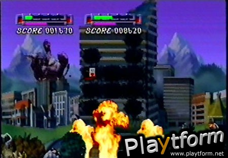 Rampage 2: Universal Tour (Nintendo 64)