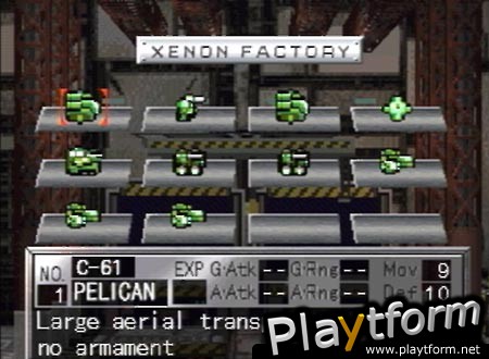 Nectaris: Military Madness (PlayStation)