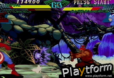 Marvel Super Heroes vs. Street Fighter (Saturn)