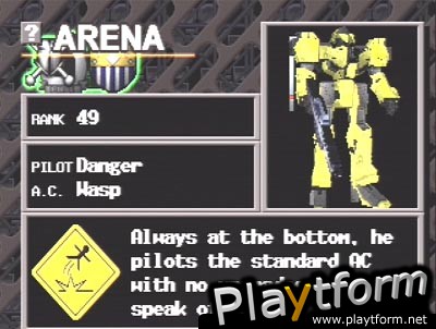 Armored Core: Project Phantasma (PlayStation)