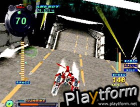 Kahen Soukou Gunbike: Speed Power Gunbike (PlayStation)
