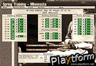 Front Page Sports: Baseball Pro '98 (PC)
