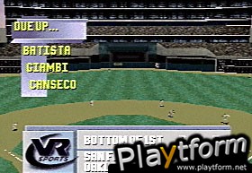 VR Baseball '97 (PlayStation)