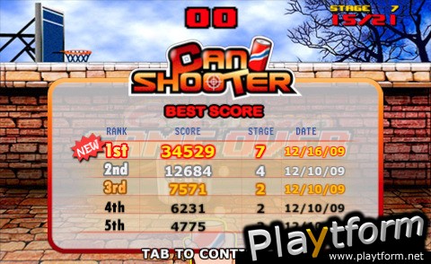 CAN SHOOTER (iPhone/iPod)