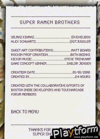 Super Ramen BROTHers (iPhone/iPod)