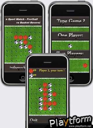 a Sport Match - Football vs Basket Reversi (iPhone/iPod)