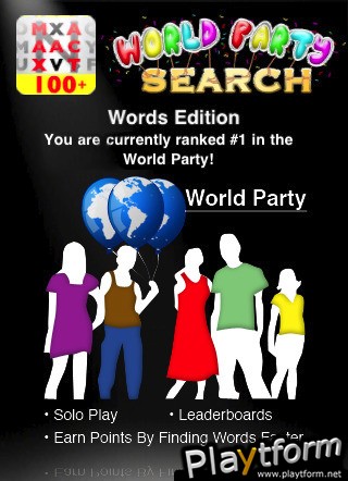 Words : World Party Search (iPhone/iPod)