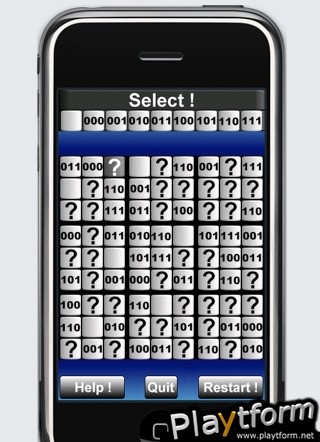 a Binary Sudoku (iPhone/iPod)